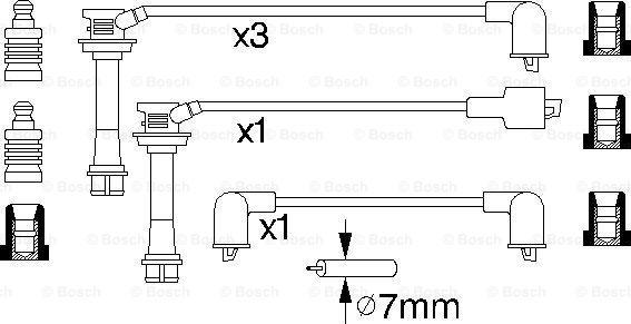 BOSCH 0 986 356 946 - Set kablova za paljenje www.molydon.hr