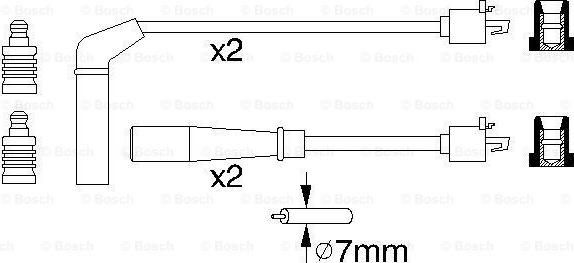 BOSCH 0 986 356 940 - Set kablova za paljenje www.molydon.hr