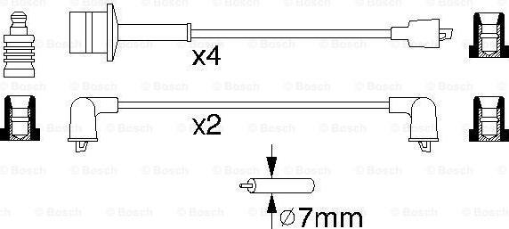 BOSCH 0 986 356 954 - Set kablova za paljenje www.molydon.hr