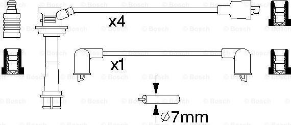 BOSCH 0 986 356 951 - Set kablova za paljenje www.molydon.hr