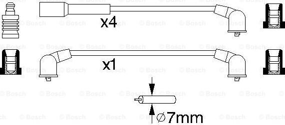 BOSCH 0 986 356 955 - Set kablova za paljenje www.molydon.hr