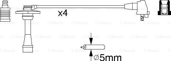 BOSCH 0 986 356 957 - Set kablova za paljenje www.molydon.hr