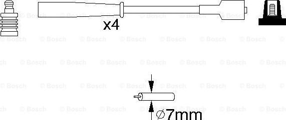 BOSCH 0 986 356 961 - Set kablova za paljenje www.molydon.hr