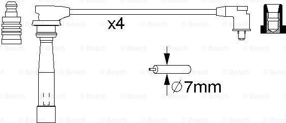 BOSCH 0 986 356 989 - Set kablova za paljenje www.molydon.hr