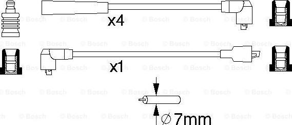 BOSCH 0 986 356 984 - Set kablova za paljenje www.molydon.hr