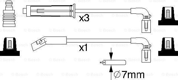 BOSCH 0 986 356 980 - Set kablova za paljenje www.molydon.hr