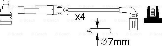 BOSCH 0 986 356 987 - Set kablova za paljenje www.molydon.hr