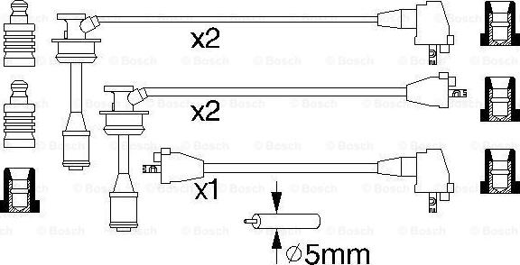 BOSCH 0 986 356 934 - Set kablova za paljenje www.molydon.hr