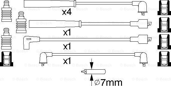 BOSCH 0 986 356 935 - Set kablova za paljenje www.molydon.hr