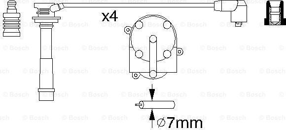 BOSCH 0 986 356 931 - Set kablova za paljenje www.molydon.hr