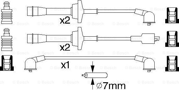 BOSCH 0 986 356 938 - Set kablova za paljenje www.molydon.hr