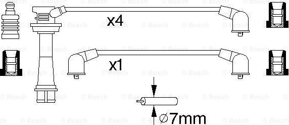 BOSCH 0 986 356 929 - Set kablova za paljenje www.molydon.hr