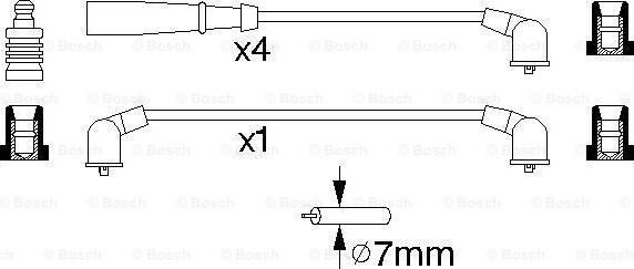 BOSCH 0 986 356 921 - Set kablova za paljenje www.molydon.hr