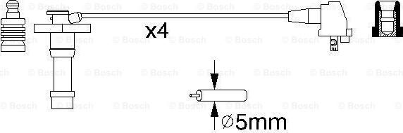 BOSCH 0 986 356 928 - Set kablova za paljenje www.molydon.hr