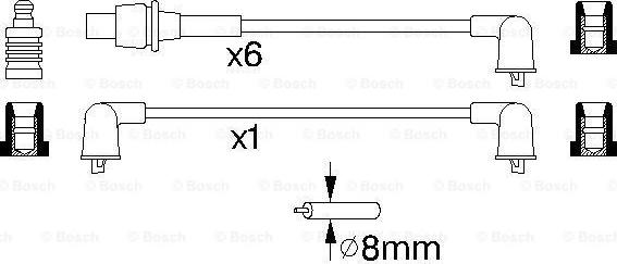 BOSCH 0 986 356 927 - Set kablova za paljenje www.molydon.hr