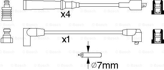 BOSCH 0 986 356 890 - Set kablova za paljenje www.molydon.hr