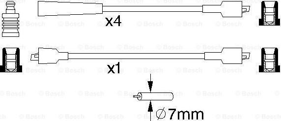 BOSCH 0 986 356 840 - Set kablova za paljenje www.molydon.hr