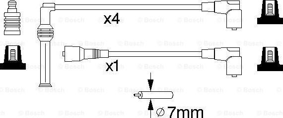 BOSCH 0 986 356 842 - Set kablova za paljenje www.molydon.hr