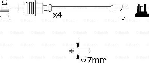 BOSCH 0 986 356 854 - Set kablova za paljenje www.molydon.hr