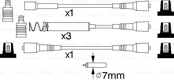 BOSCH 0 986 356 850 - Set kablova za paljenje www.molydon.hr