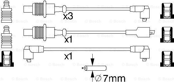 BOSCH 0 986 356 851 - Set kablova za paljenje www.molydon.hr