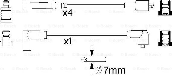 BOSCH 0 986 356 866 - Set kablova za paljenje www.molydon.hr