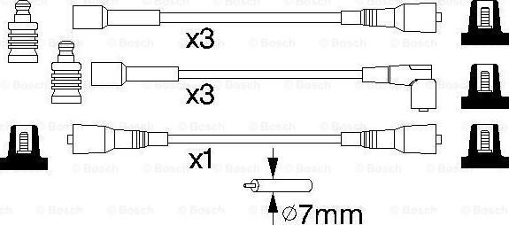 BOSCH 0 986 356 814 - Set kablova za paljenje www.molydon.hr