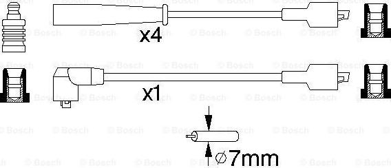 BOSCH 0 986 356 815 - Set kablova za paljenje www.molydon.hr