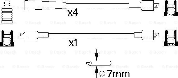 BOSCH 0 986 356 816 - Set kablova za paljenje www.molydon.hr