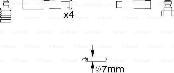 BOSCH 0 986 356 817 - Set kablova za paljenje www.molydon.hr