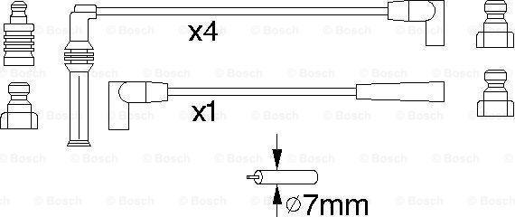 BOSCH 0 986 356 884 - Set kablova za paljenje www.molydon.hr