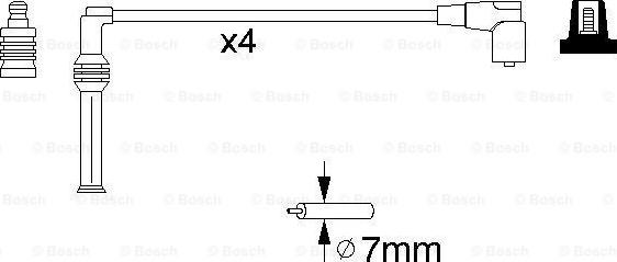 BOSCH 0 986 356 881 - Set kablova za paljenje www.molydon.hr