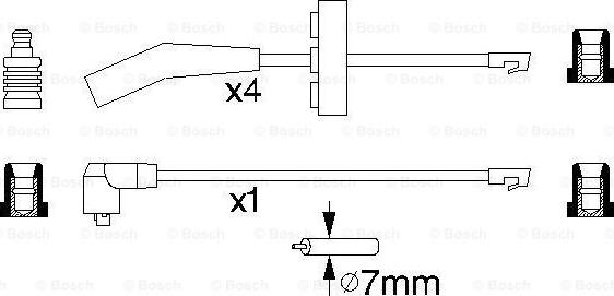 BOSCH 0 986 356 835 - Set kablova za paljenje www.molydon.hr