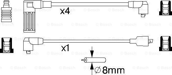 BOSCH 0 986 356 836 - Set kablova za paljenje www.molydon.hr