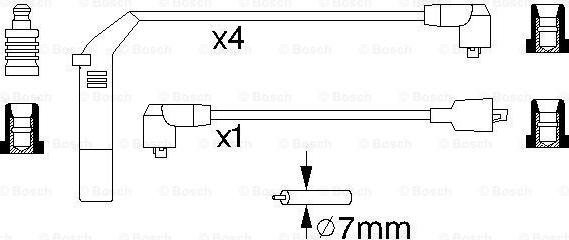 BOSCH 0 986 356 838 - Set kablova za paljenje www.molydon.hr