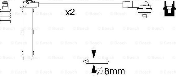 BOSCH 0 986 356 833 - Set kablova za paljenje www.molydon.hr