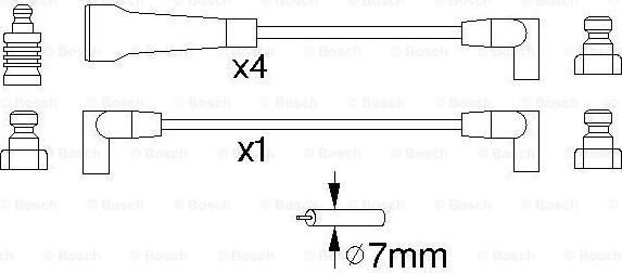 BOSCH 0 986 356 824 - Set kablova za paljenje www.molydon.hr