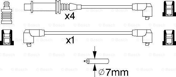 BOSCH 0 986 356 825 - Set kablova za paljenje www.molydon.hr