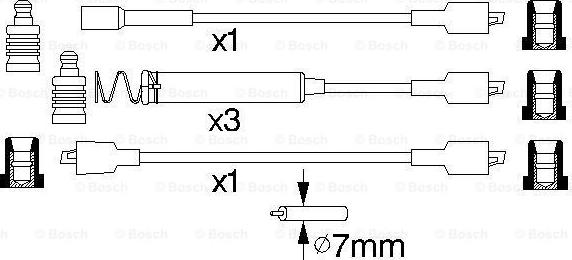 BOSCH 0 986 356 826 - Set kablova za paljenje www.molydon.hr