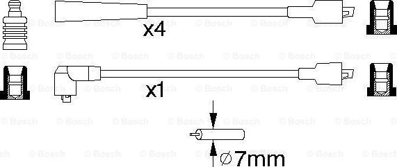 BOSCH 0 986 356 882 - Set kablova za paljenje www.molydon.hr