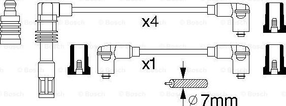 BOSCH 0 986 356 309 - Set kablova za paljenje www.molydon.hr