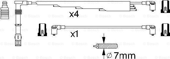 BOSCH 0 986 356 300 - Set kablova za paljenje www.molydon.hr