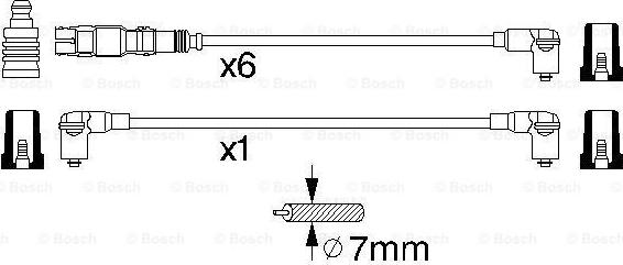 BOSCH 0 986 356 301 - Set kablova za paljenje www.molydon.hr