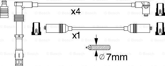 BOSCH 0 986 356 303 - Set kablova za paljenje www.molydon.hr