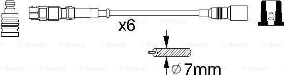 BOSCH 0 986 356 302 - Set kablova za paljenje www.molydon.hr