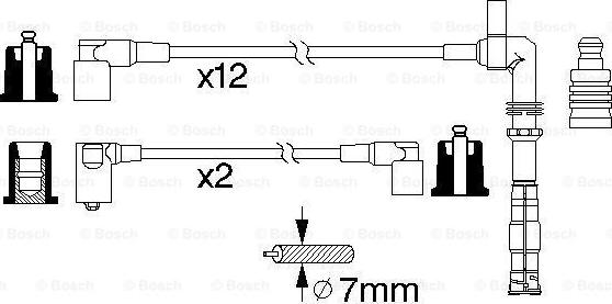 BOSCH 0 986 356 313 - Set kablova za paljenje www.molydon.hr