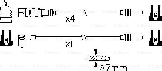 BOSCH 0 986 356 339 - Set kablova za paljenje www.molydon.hr