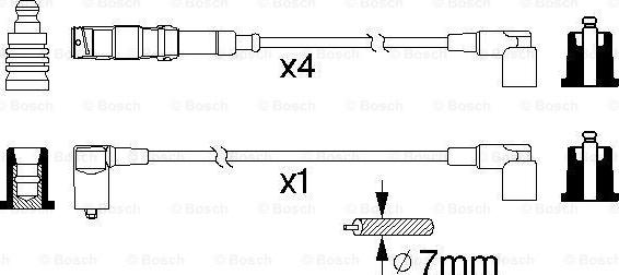 BOSCH 0 986 356 333 - Set kablova za paljenje www.molydon.hr