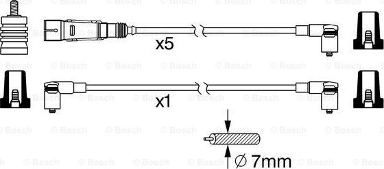 BOSCH 0 986 356 371 - Set kablova za paljenje www.molydon.hr