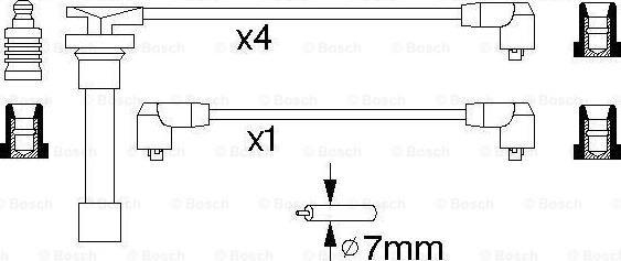 BOSCH 0 986 356 799 - Set kablova za paljenje www.molydon.hr